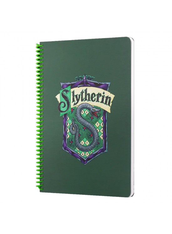Mabbels Spiralli Defter Harry Potter Slytherin Yeşil 80 YP 17x24 DFT-388579