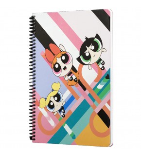 Mabbels Spiralli Defter The Powerpuff Girls Pembe 80 YP 17x24 DFT-388470