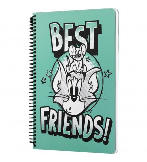 Mabbels Spiralli Defter Tom And Jerry Best Friends Yeşil 80 YP 17x24 DFT-388593