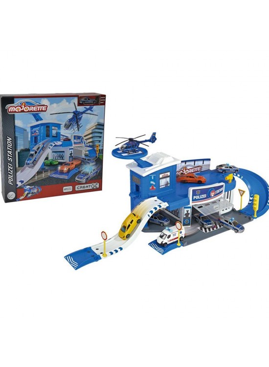 Majorette Creatıx Polıce Statıon +1 Car Polis İstasyonu Oyun Seti Majorette Creatıx Polıce Statıon +1 Car Polis İstasyonu Oyun Seti