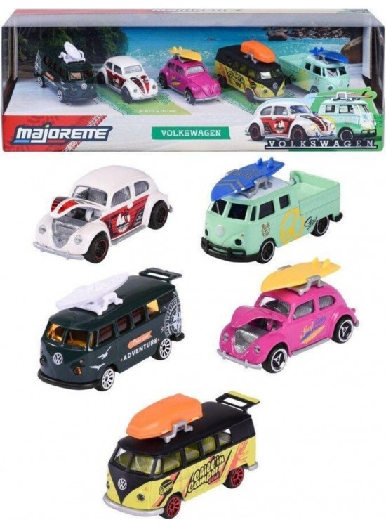 Majorette Volkswagen 5 Pieces Giftpack