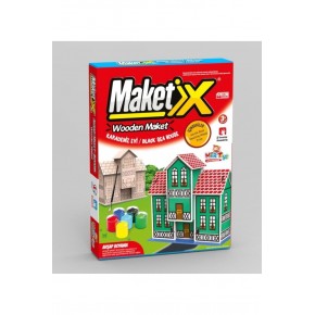 Maketix 3D Ahşap Boyama Seti Karadeniz Evi 9785