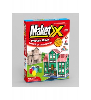 Maketix 3D Ahşap Boyama Seti Karadeniz Evi 9785