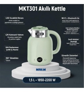 Makim MKT301 AKILLI YEŞİL KETTLE