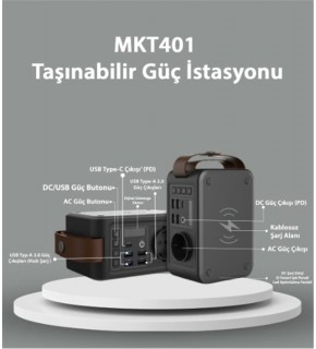 Makim MKT401 TAŞINABİLİR GÜÇ İSTASYONU