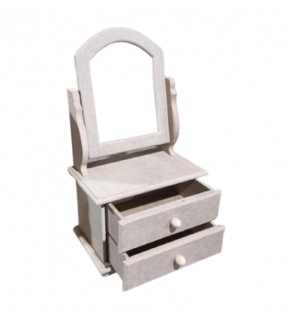 Makyajlık 2 Çekmeceli Klasik Desenli