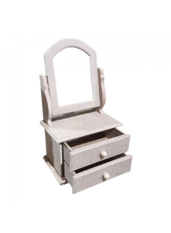 Makyajlık 2 Çekmeceli Klasik Desenli