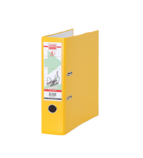 Manu Büro Klasör Geniş Plastik Sarı 2030