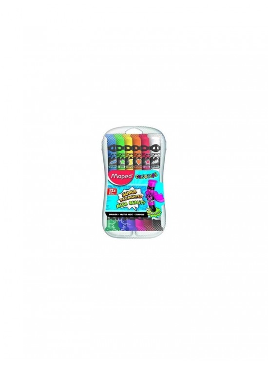 Maped 810011 6x75 ml Guaj Boya Karton Kutu Yan Renkler Boyalar