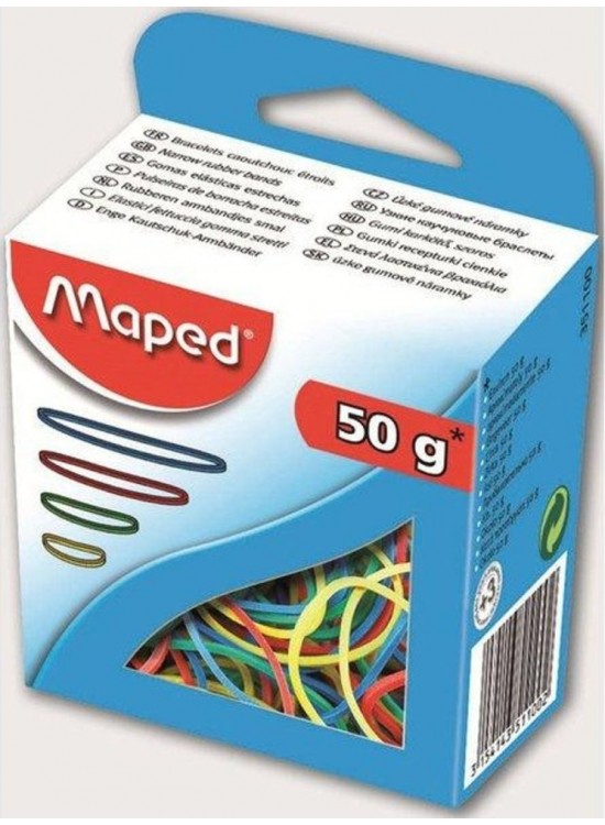 Maped Ambalaj Lastiği Renkli 50 GR 351100 (1 Adet)
