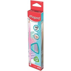 Maped Black Pep S Deco Glıtter Silgili Kurşun Kalem Hb (1 Adet)
