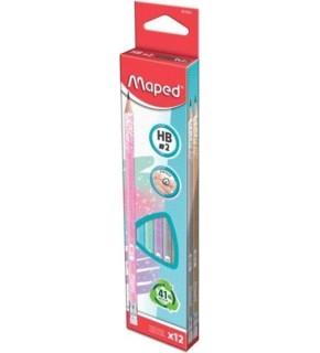Maped Black Pep S Deco Glıtter Silgili Kurşun Kalem Hb (1 Adet)