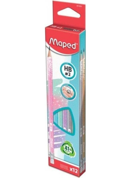 Maped Black Pep S Deco Glıtter Silgili Kurşun Kalem Hb (1 Adet)