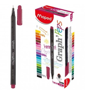 Maped Fineliner Graph 0.4 MM Koyu Pembe 749126 (1 Adet)