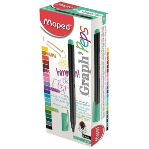 Maped Fineliner Graph Peps 0.4 mm Zümrüt Yeşili 74912202 (1 Adet)