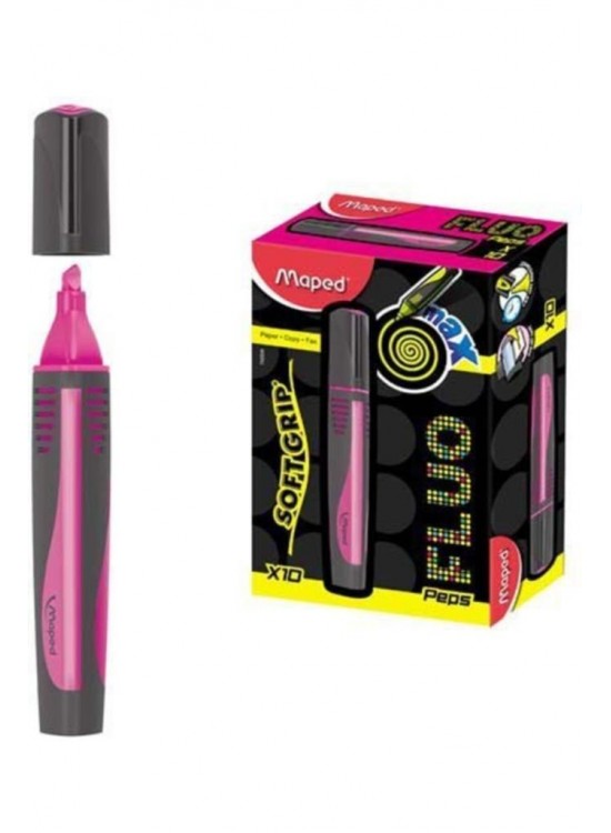 Maped Fosforlu Kalem Max Fluo Peps Mini Pembe 742936 (1 Adet) Maped Fosforlu Kalem Max Fluo Peps Mini Pembe 742936 (1 Adet)