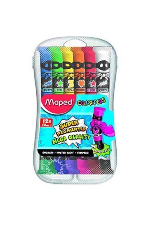 Maped Guaj Boya 75 ML 5 Renk 810012 Maped Guaj Boya 75 ML 5 Renk 810012