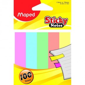 Maped İndeks 100 YP 15x76 MM 5 Renk 758210 (1 Adet)