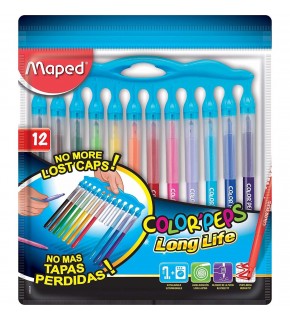 Maped Keçeli Kalem 12 Li Long Lıfe Inno 845045