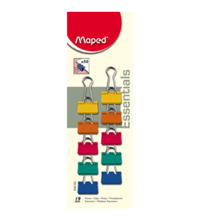 Maped Kıskaç (Klips) Renkli 10 LU 19 MM 036102