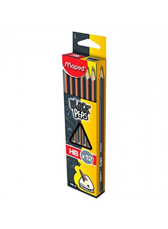 Maped Kurşun Kalem Siyah Pep S HB (1 Adet)