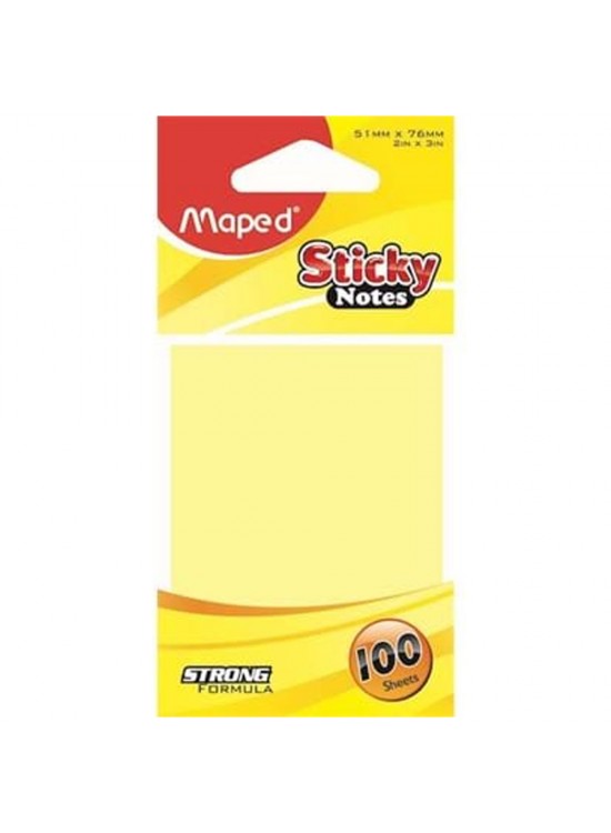 Maped Yapışkanlı Not Kağıdı 100 LÜ 51x76 Karışık Renk 758410 (1 Adet)