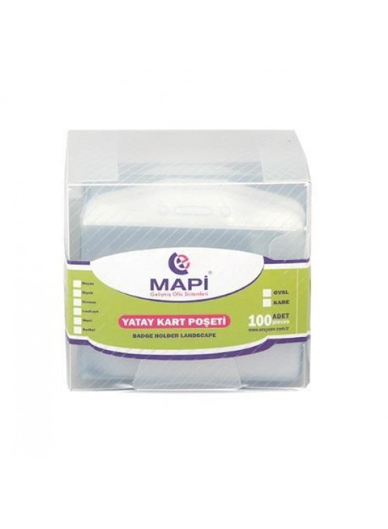 Mapi Kart Poşeti Yatay Beyaz 910 10 00 (1 Adet)