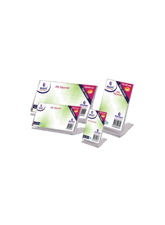Mapi L Tipi Afiş Taşıyıcı Ayar.alt.taban 52x74 Dikey (1 Adet) Mapi L Tipi Afiş Taşıyıcı Ayar.alt.taban 52x74 Dikey (1 Adet)
