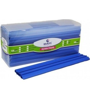 Mapi Profil Sırtlık Plastik Orta Üçgen 50-90 Syf 10 MM Mavi 214 10 04 (1 Adet)