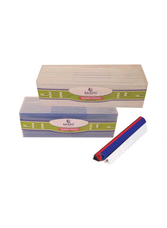 Mapi Profil Sırtlık Plastik Orta Üçgen 8 MM Beyaz 214 08 00 (1 Adet)