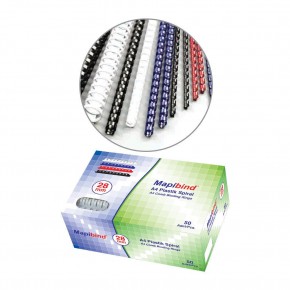 Mapibind Spiral Plastik 200-220 Syf 22 mm Beyaz 201 22 00 (1 Adet)