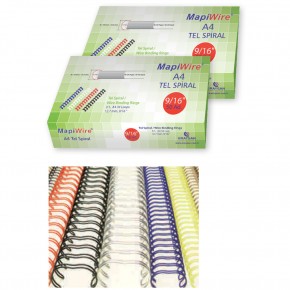 Mapiwire Spiral Tel 3:1 Aralık 15-30 Yaprak 5/16 Beyaz 210 03 00 (1 Adet)