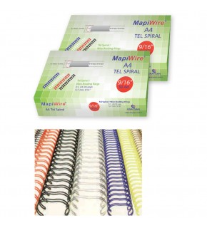 Mapiwire Spiral Tel 3:1 Aralık 5-15 Yaprak 1/4 Beyaz 210 02 00 (1 Adet)