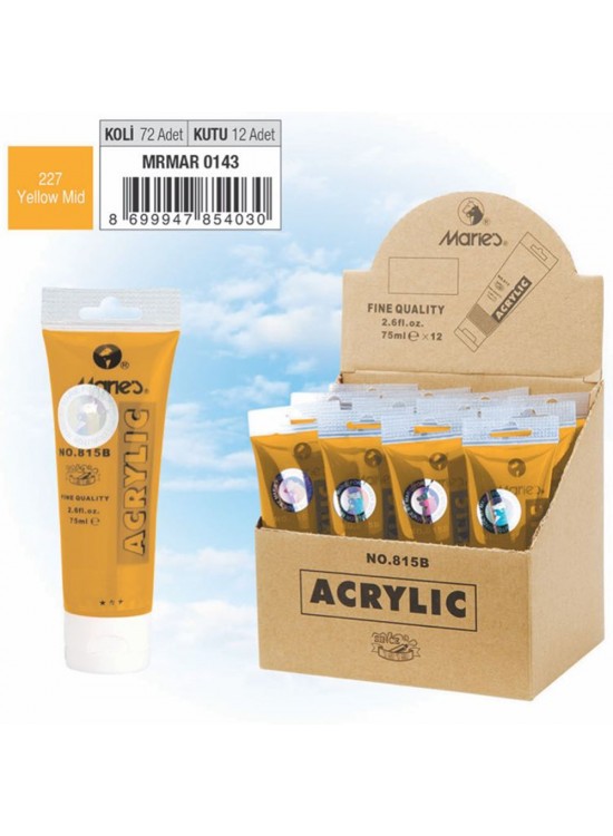 Maries Akrilik Boya 75 ML 815-227 Mrmar0143