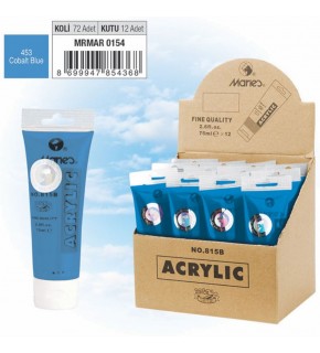 Maries Akrilik Boya 75 ML Cobalt Mavi 815-453