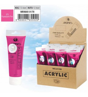 Maries Akrilik Boya 75 ML Fluorescent Pink 815-373