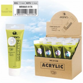 Maries Akrilik Boya 75 ML Fluorescent Sarı 815-272