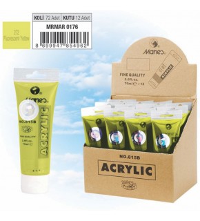 Maries Akrilik Boya 75 ML Fluorescent Sarı 815-272