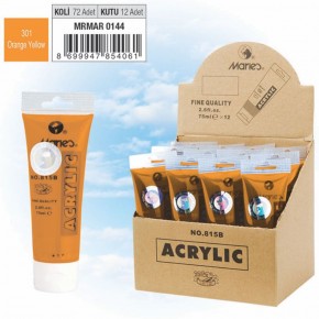 Maries Akrilik Boya 75 ML Orange Sarı 815-301