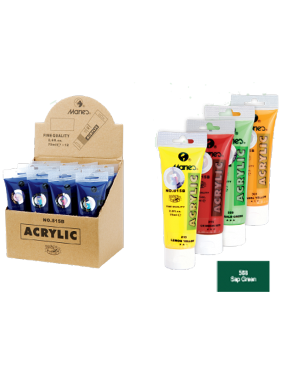 Maries Akrilik Boya 75 ML Sap Yeşil 815B-568