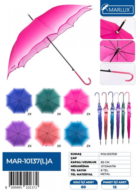 Marlux Şemsiye Baston Bayan MAR-10137LA