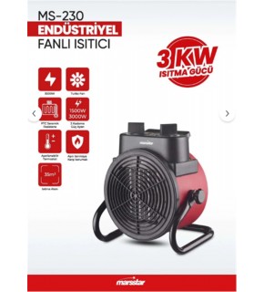 Marsstar Ms-230 Endüstriyel Fanlı Isıtıcı