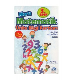 Martı 3 Matematik Ünite Bilgi Kartları