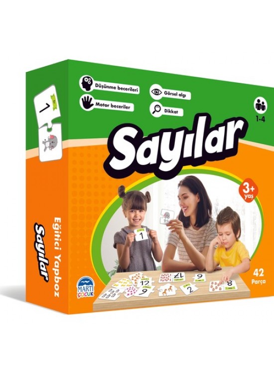 Martı Çocuk Eğitici Yapboz Sayılar Martı Çocuk Eğitici Yapboz Sayılar