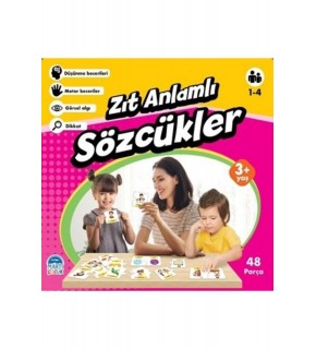 Martı Çocuk Eğitici Yapboz Zıt Anlamlı Sözcükler