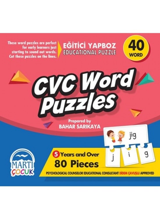 Martı Eğitici Yapboz Cvc World Puzzles +5 Martı Eğitici Yapboz Cvc World Puzzles +5