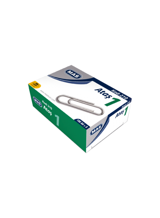 Mas Ataş Nikel Kaplı NO:1 100 LÜ 210 (1 Adet) Mas Ataş Nikel Kaplı NO:1 100 LÜ 210 (1 Adet)