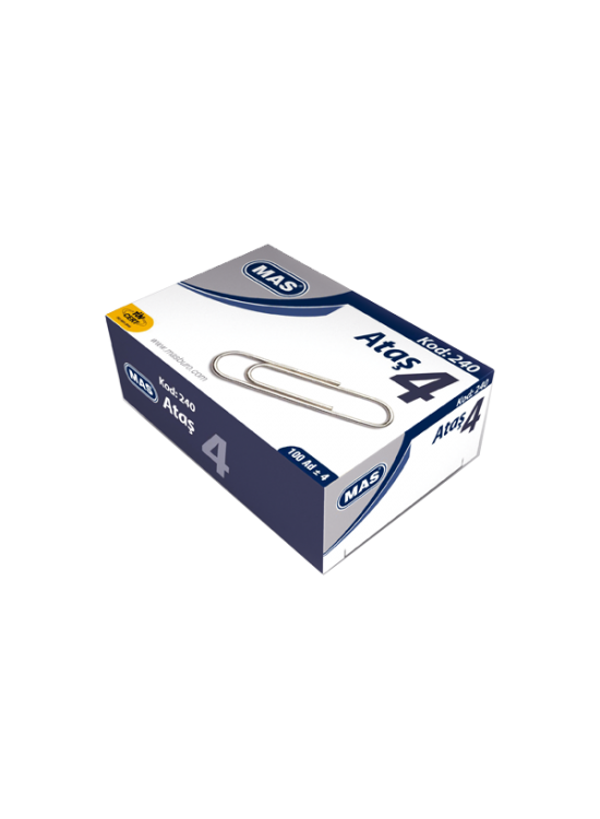 Mas Ataş Nikel Kaplı NO:4 100 LÜ 240 (1 Adet) Mas Ataş Nikel Kaplı NO:4 100 LÜ 240 (1 Adet)