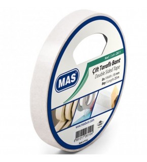 Mas Çift Taraflı Bant 15x25 Mt 2611
