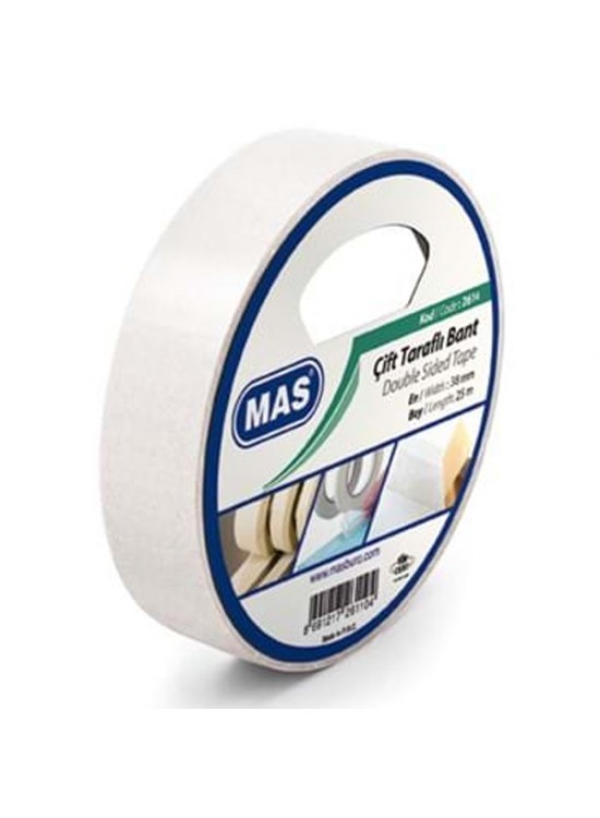 Mas Çift Taraflı Bant 38x25 Mt 2614